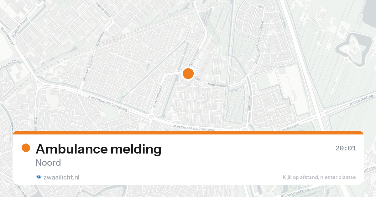 Ambulance melding — 7 feb 2026