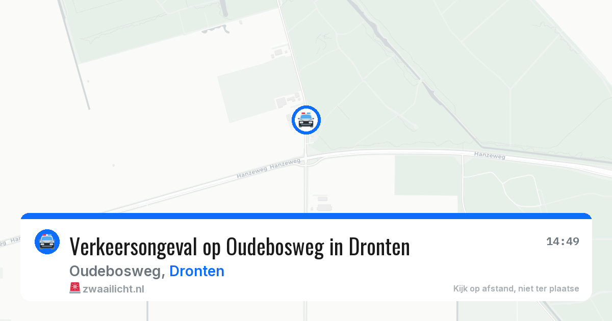 Verkeersongeval op Oudebosweg in Dronten — 11 feb 2026