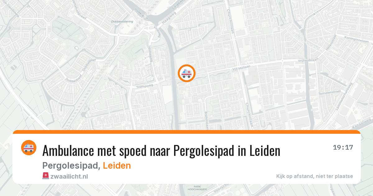 Ambulance met spoed naar Pergolesipad in Leiden — 29 jan 2026