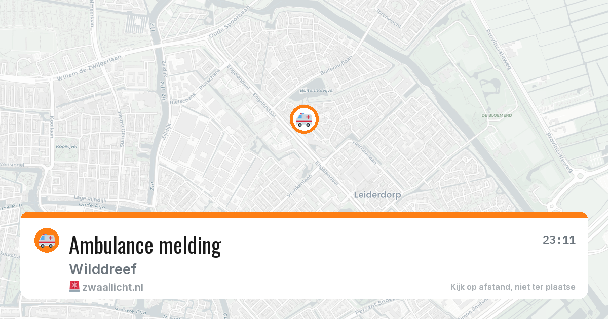 Ambulance melding — 1 feb 2026