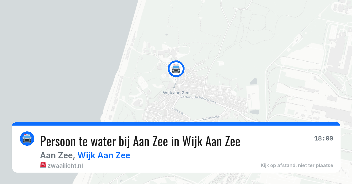 Persoon te water bij Aan Zee in Wijk Aan Zee — 6 jul 2026