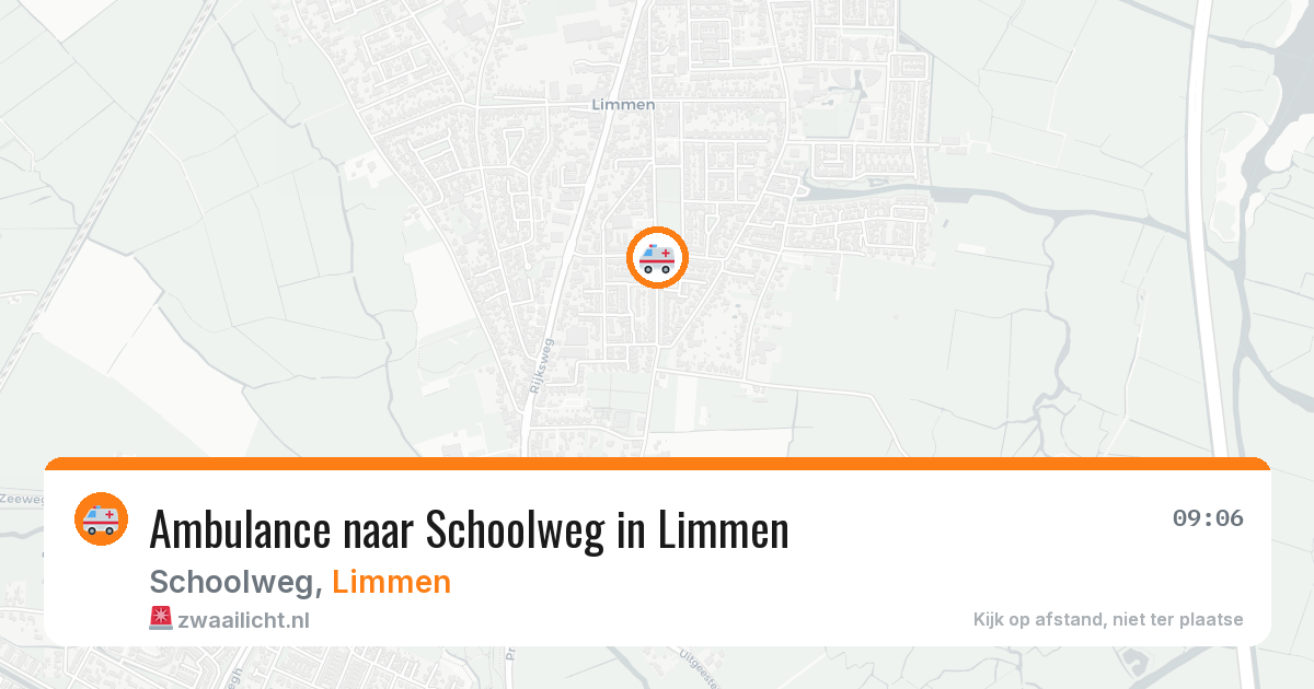 Ambulance naar Schoolweg in Limmen — 21 mei 2026