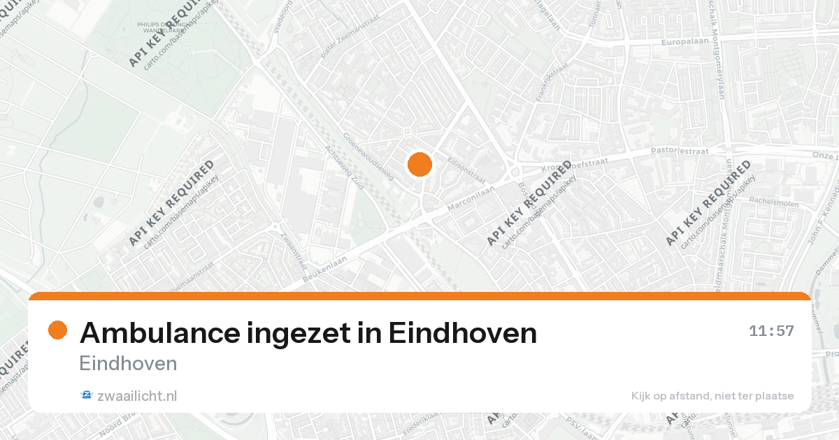 Ambulance ingezet in Eindhoven — 26 aug 2026