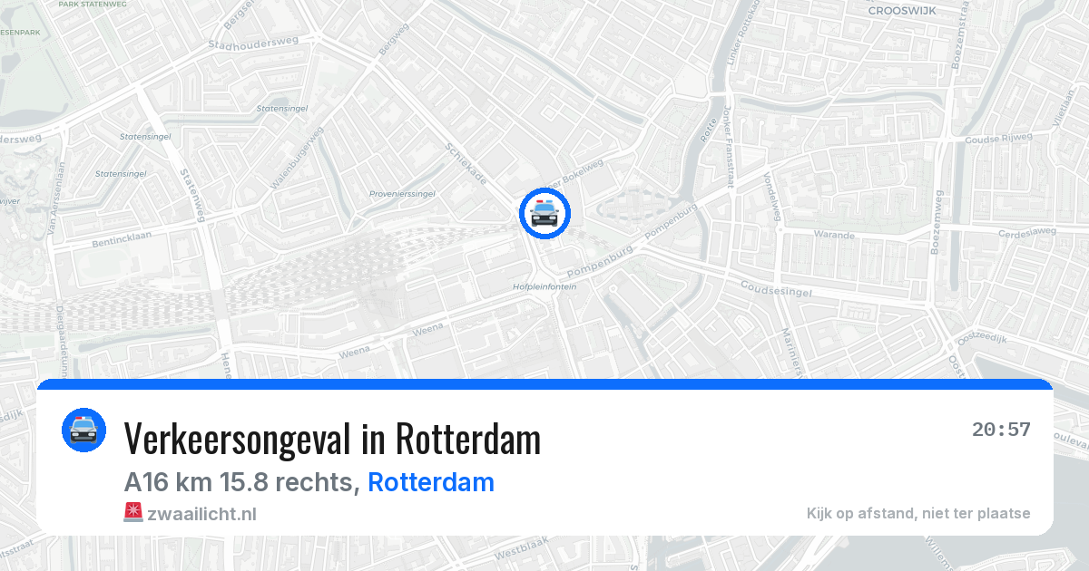 Verkeersongeval in Rotterdam — 25 jun 2026
