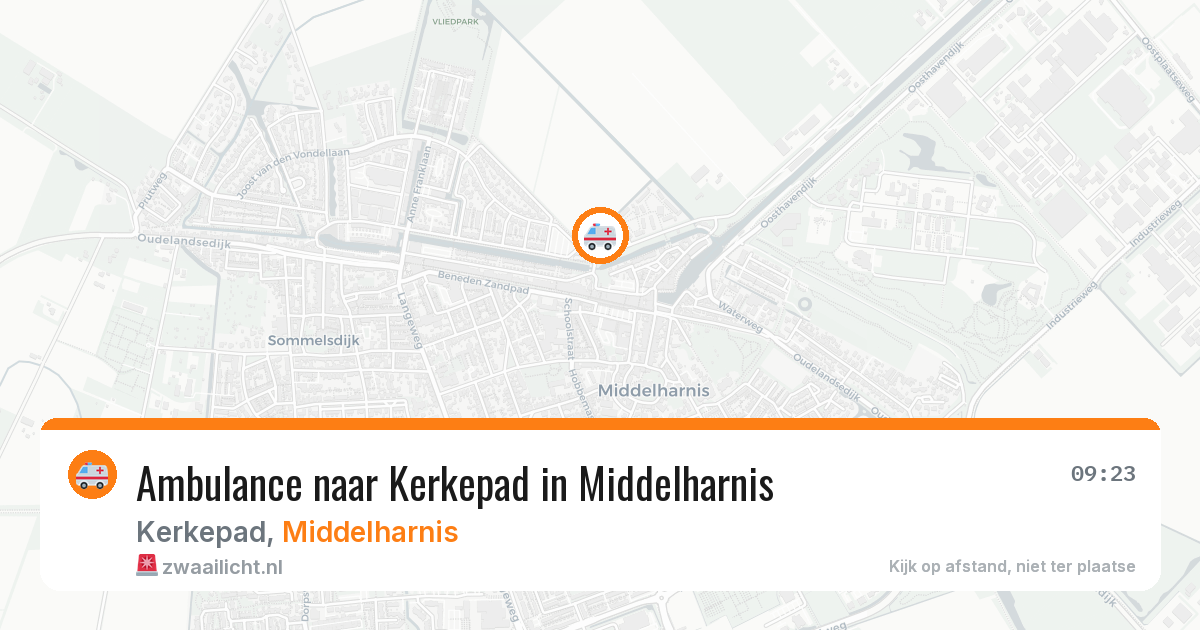 Ambulance naar Kerkepad in Middelharnis — 30 jan 2026