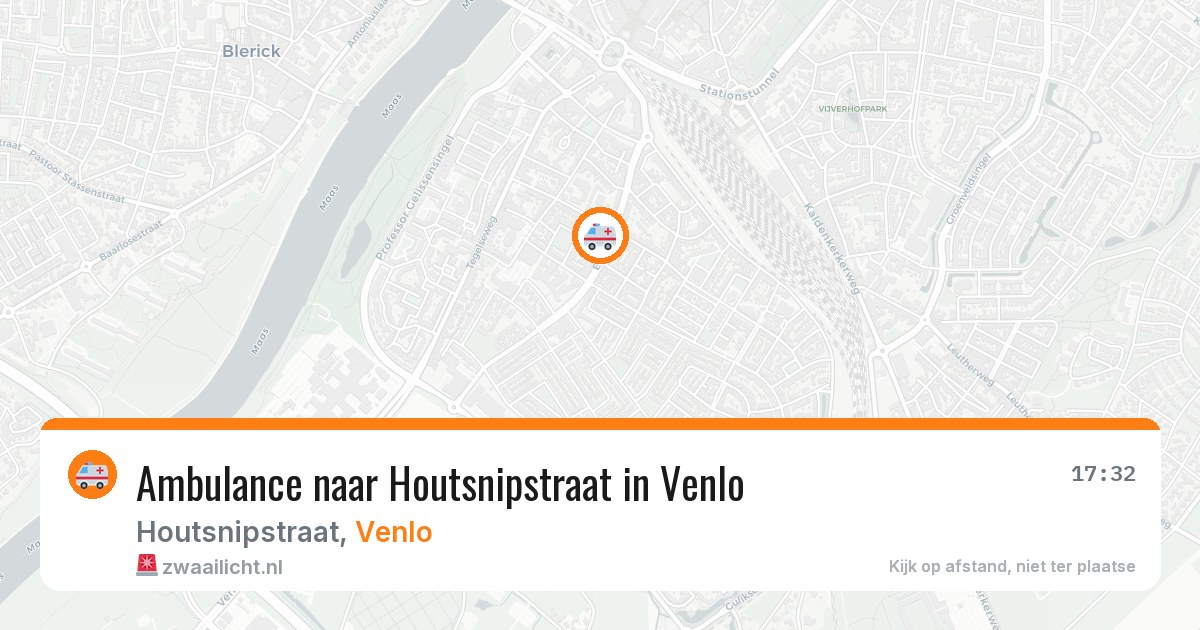 Ambulance naar Houtsnipstraat in Venlo — 6 jun 2026