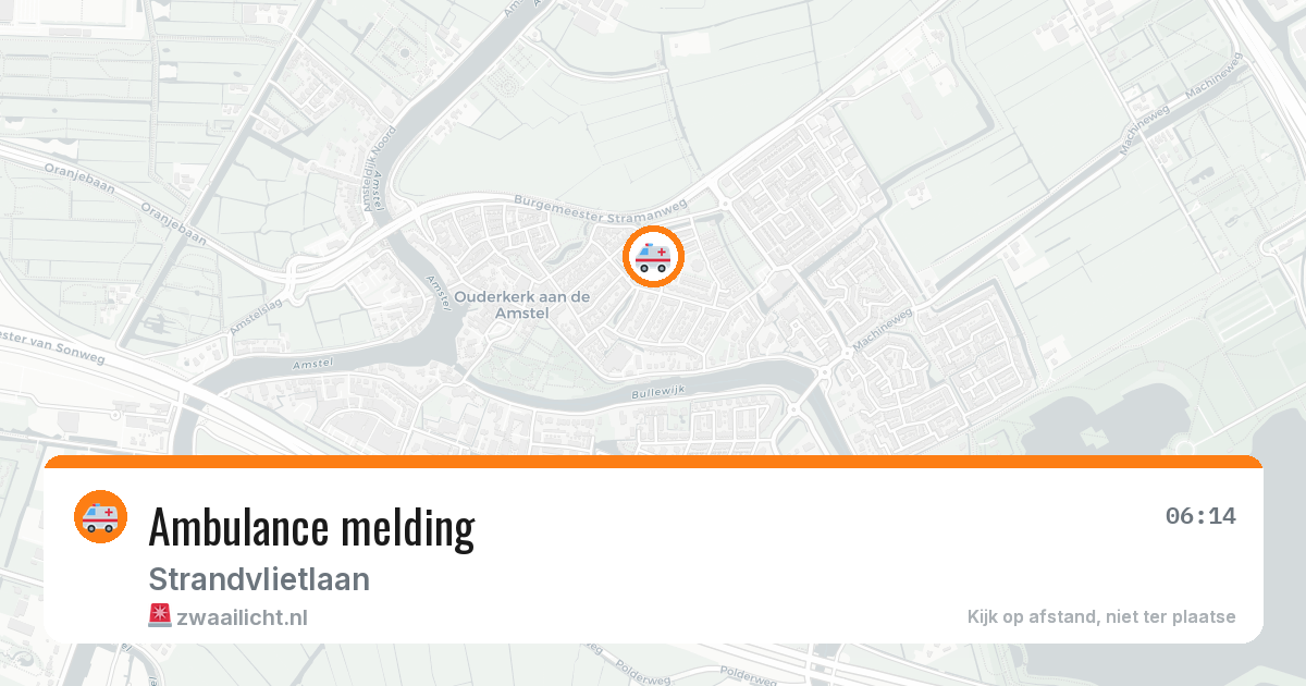 Ambulance melding — 12 jun 2026