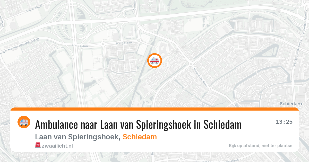 Ambulance naar Laan van Spieringshoek in Schiedam — 30 mei 2026