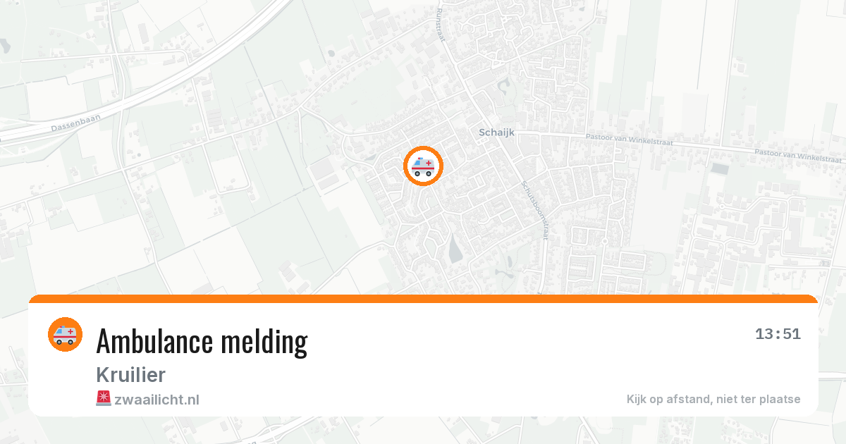 Ambulance melding — 23 jul 2026
