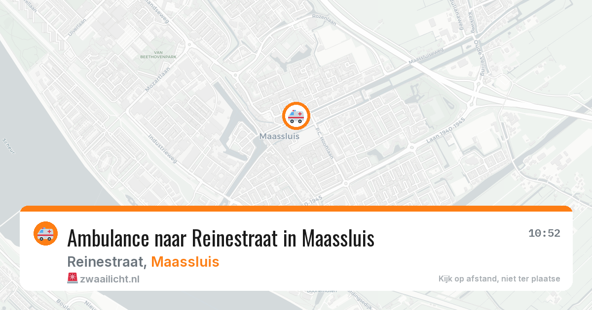 Ambulance naar Reinestraat in Maassluis — 5 jun 2026