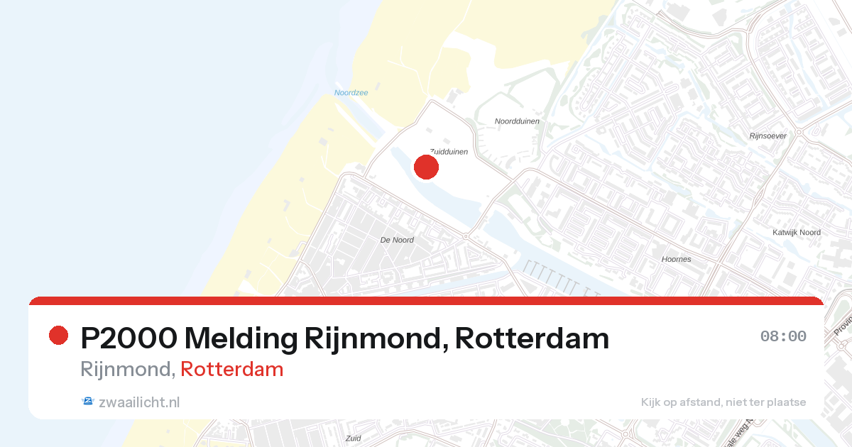 P2000 Melding Rijnmond, Rotterdam — 27 aug 2026