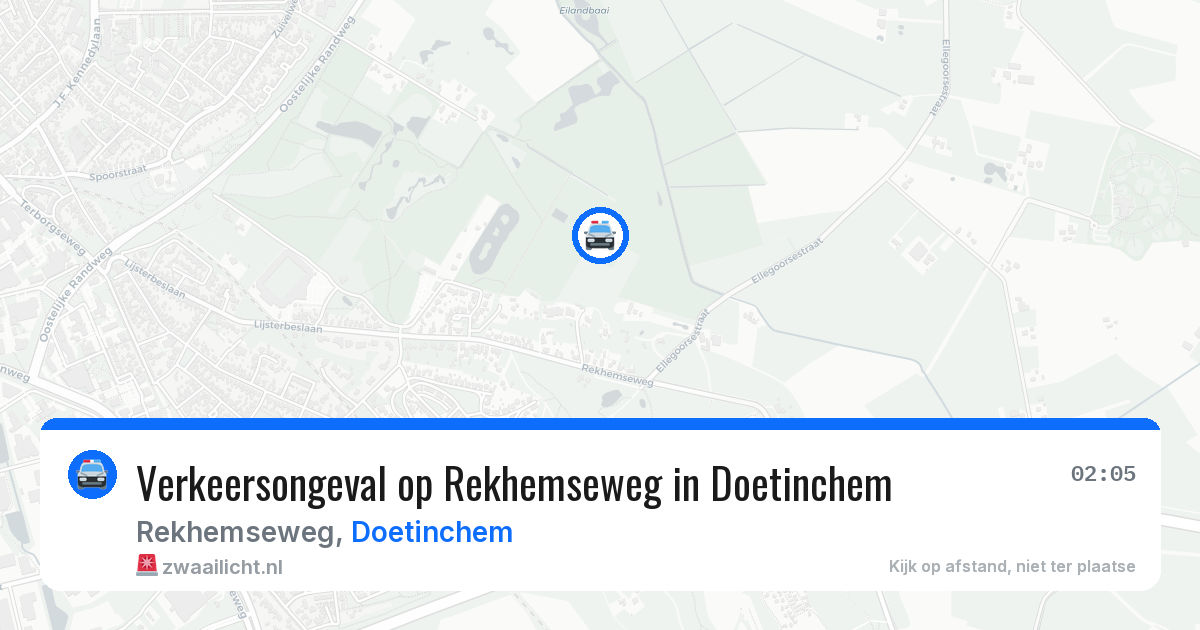 Verkeersongeval op Rekhemseweg in Doetinchem — 28 jun 2026