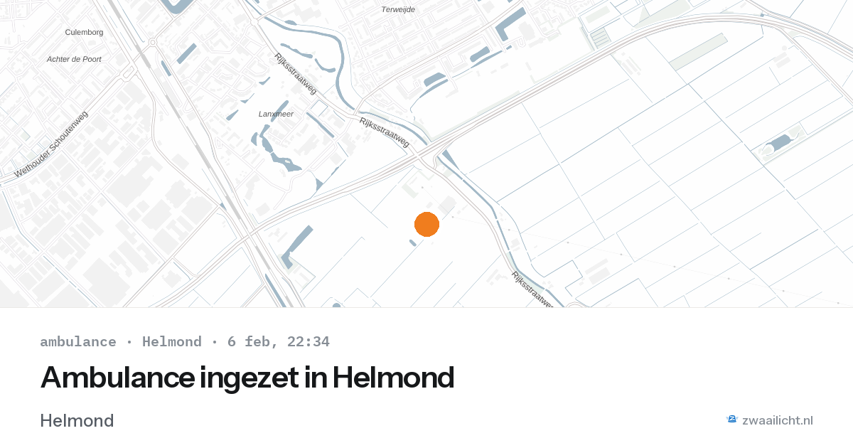 Ambulance ingezet in Helmond — 6 feb 2026