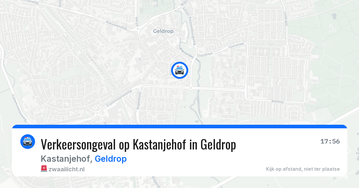 Verkeersongeval op Kastanjehof in Geldrop — 1 mei 2026