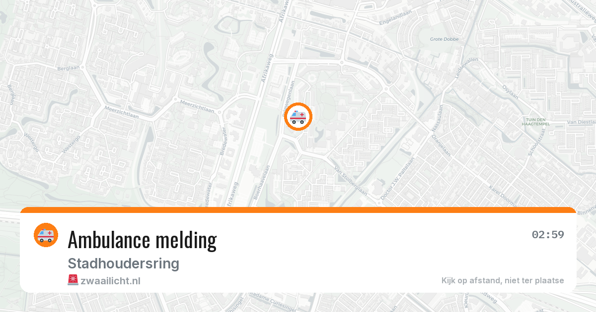Ambulance melding — 8 feb 2026