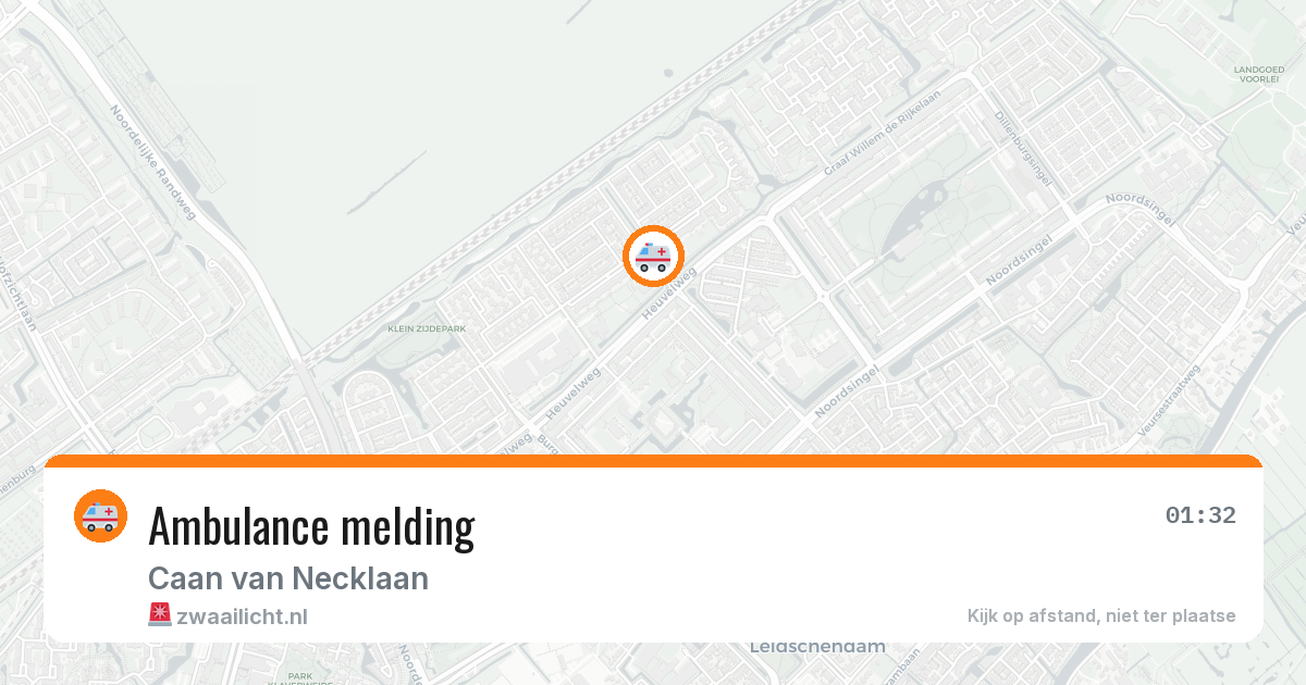 Ambulance melding — 30 jan 2026
