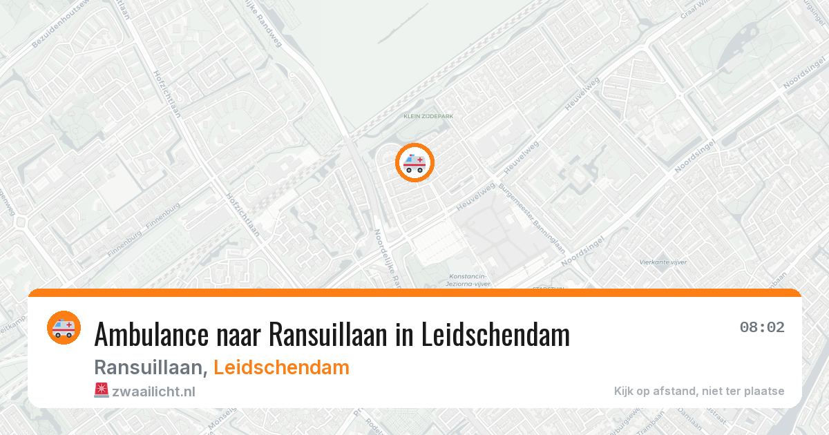 Ambulance naar Ransuillaan in Leidschendam — 9 feb 2026