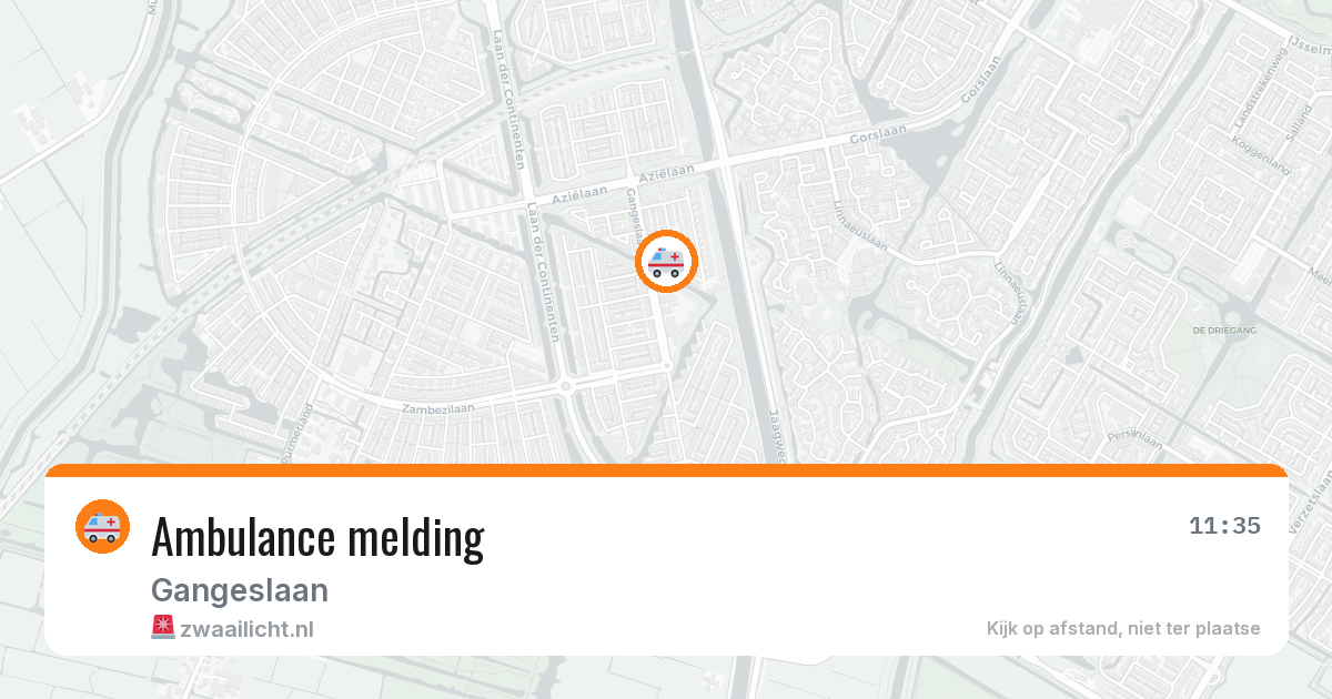 Ambulance melding — 6 apr 2026