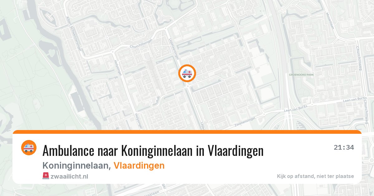 Ambulance naar Koninginnelaan in Vlaardingen — 31 jul 2026