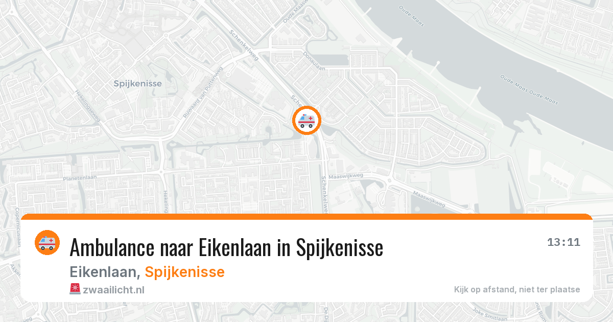 Ambulance naar Eikenlaan in Spijkenisse — 3 mrt 2026