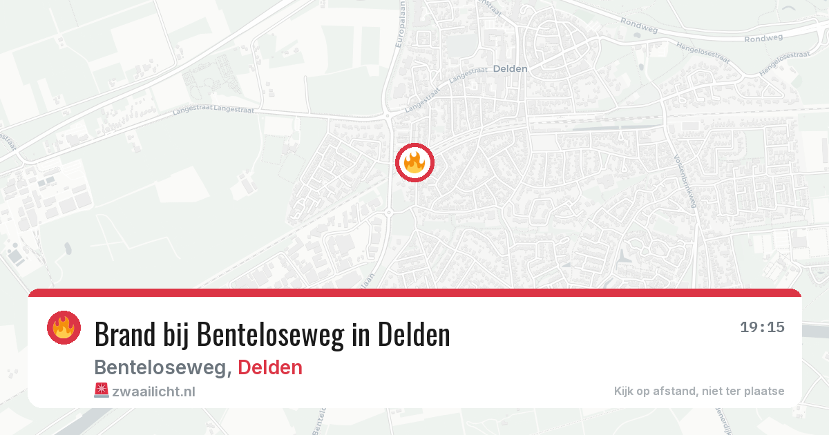 Brand bij Benteloseweg in Delden — 24 mrt 2026