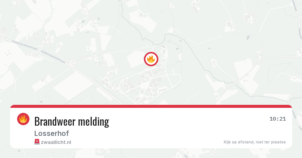 Brandweer melding — 24 apr 2026