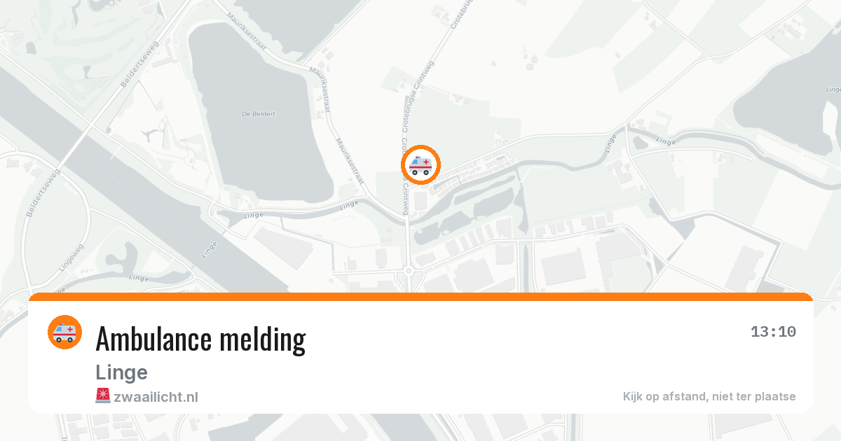 Ambulance melding — 30 jan 2026