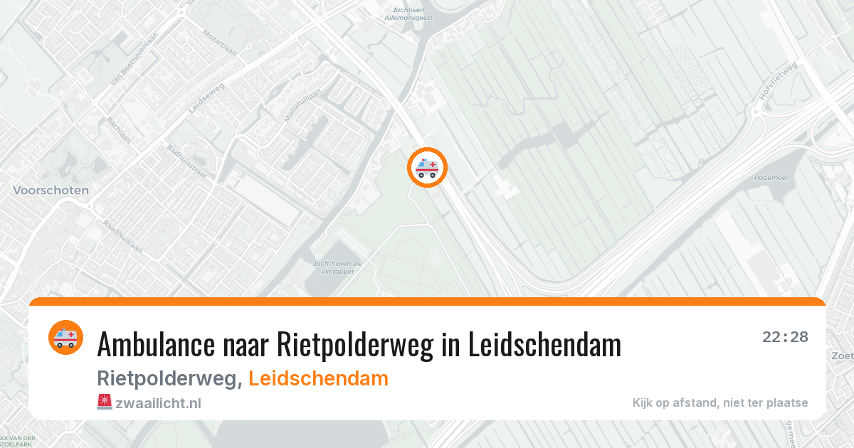 Ambulance naar Rietpolderweg in Leidschendam — 26 jun 2026