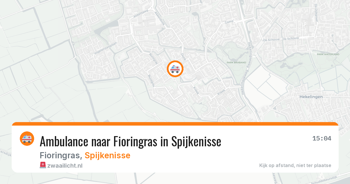 Ambulance naar Fioringras in Spijkenisse — 5 jun 2026