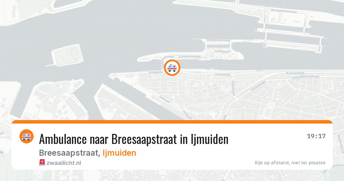 Ambulance naar Breesaapstraat in Ijmuiden — 23 mrt 2026