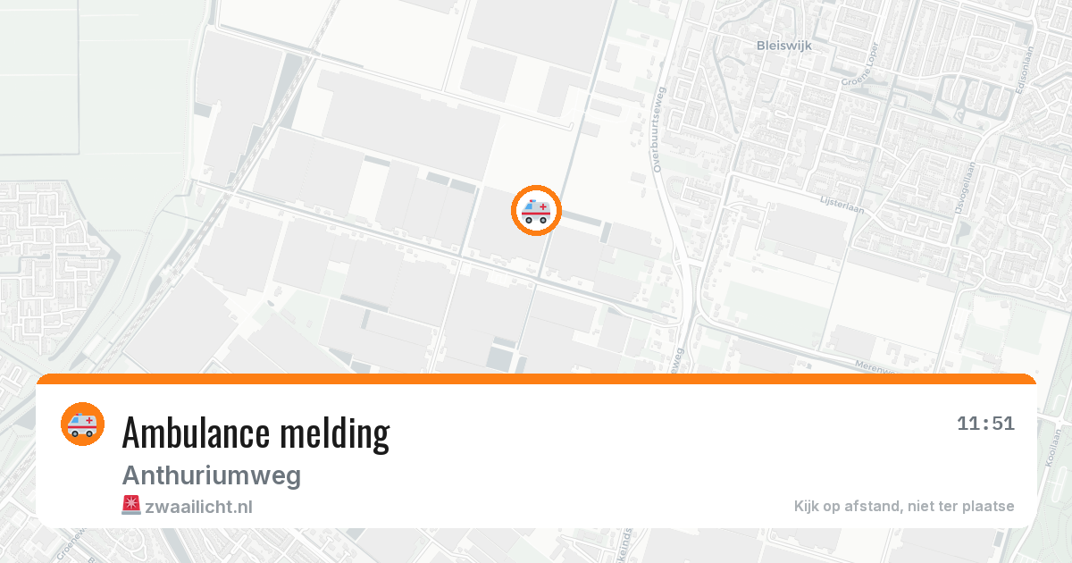 Ambulance melding — 20 jun 2026