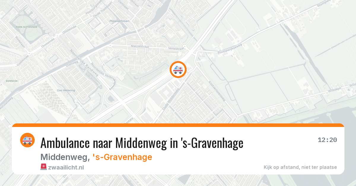 Ambulance naar Middenweg in 's-Gravenhage — 27 jun 2026