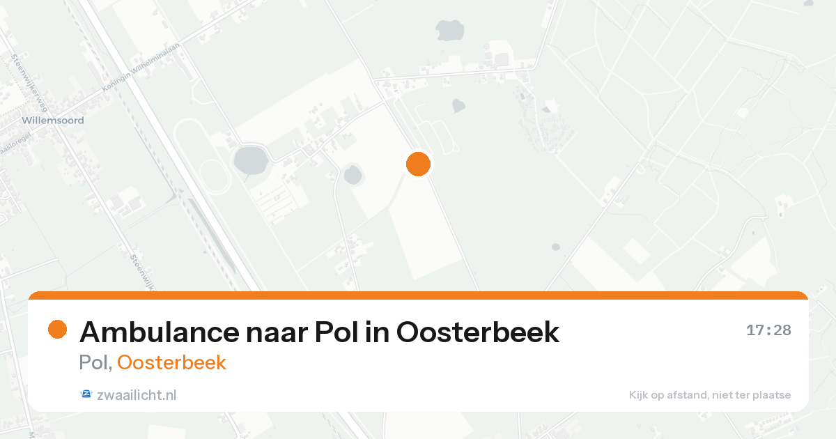 Ambulance naar Pol in Oosterbeek — 16 aug 2026