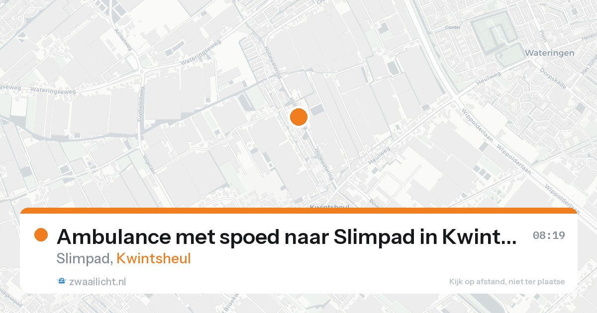 Ambulance met spoed naar Slimpad in Kwintsheul — 26 aug 2026