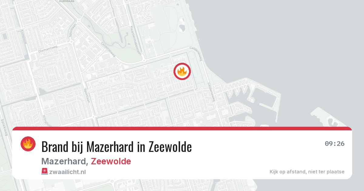 Brand bij Mazerhard in Zeewolde — 28 jun 2026