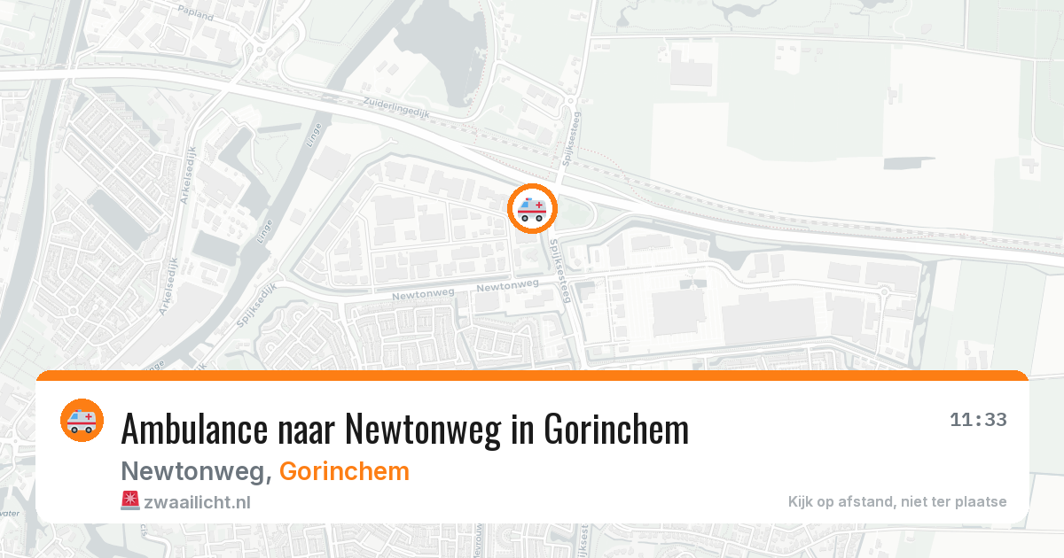 Ambulance naar Newtonweg in Gorinchem — 2 mrt 2026