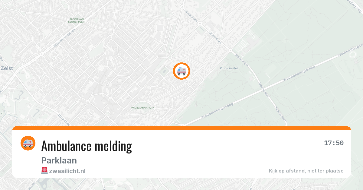 Ambulance melding — 29 jan 2026
