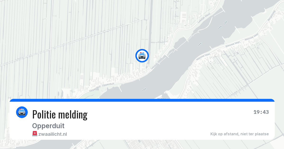 Politie melding — 16 jun 2026