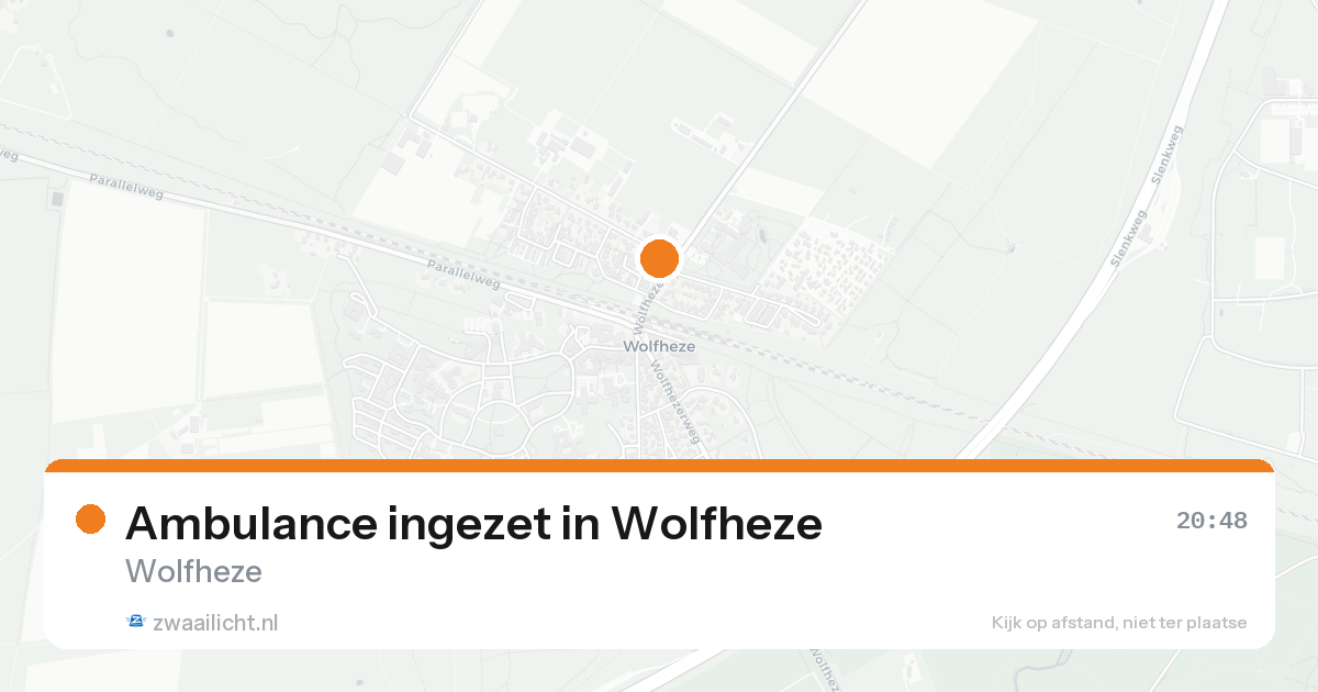Ambulance ingezet in Wolfheze — 7 feb 2026