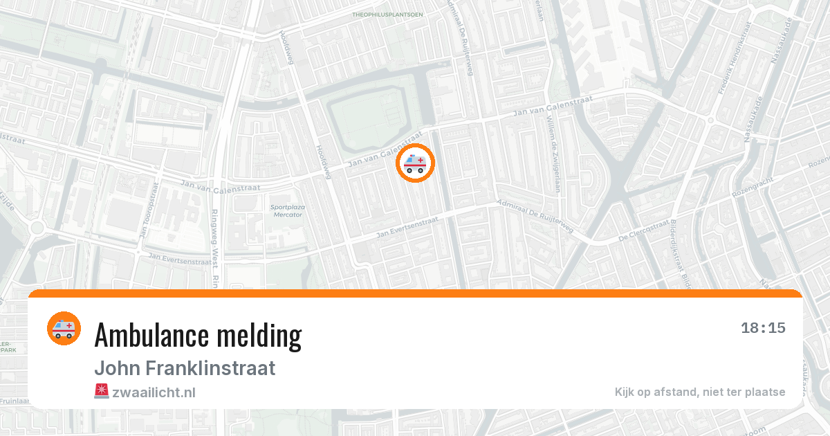 Ambulance melding — 18 jun 2026