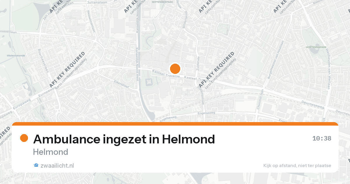 Ambulance ingezet in Helmond — 26 aug 2026