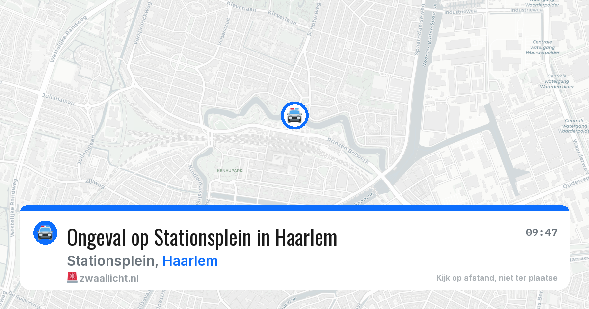 Ongeval op Stationsplein in Haarlem — 17 jul 2026