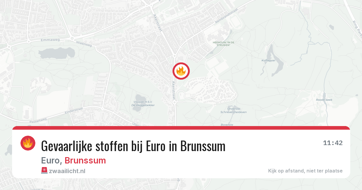 Gevaarlijke stoffen bij Euro in Brunssum — 22 jun 2026