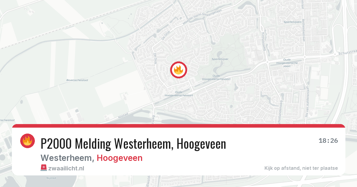P2000 Melding Westerheem, Hoogeveen — 10 jun 2026