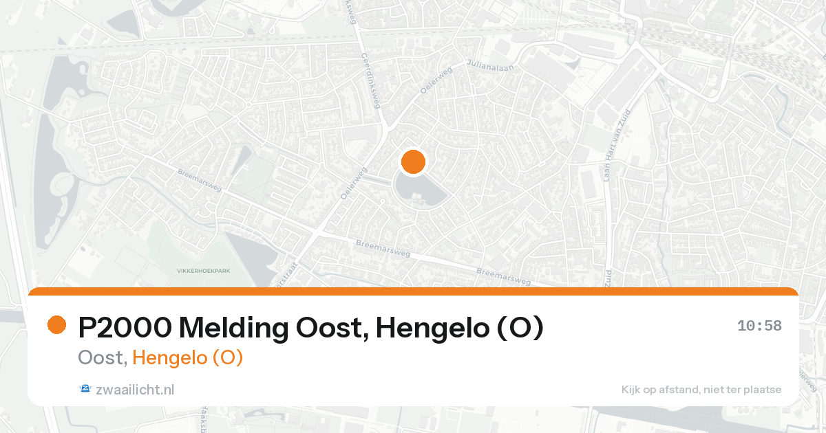 P2000 Melding Oost, Hengelo (O) — 23 aug 2026