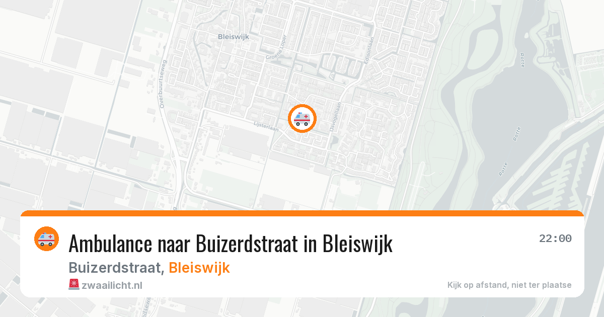 Ambulance naar Buizerdstraat in Bleiswijk — 31 jul 2026