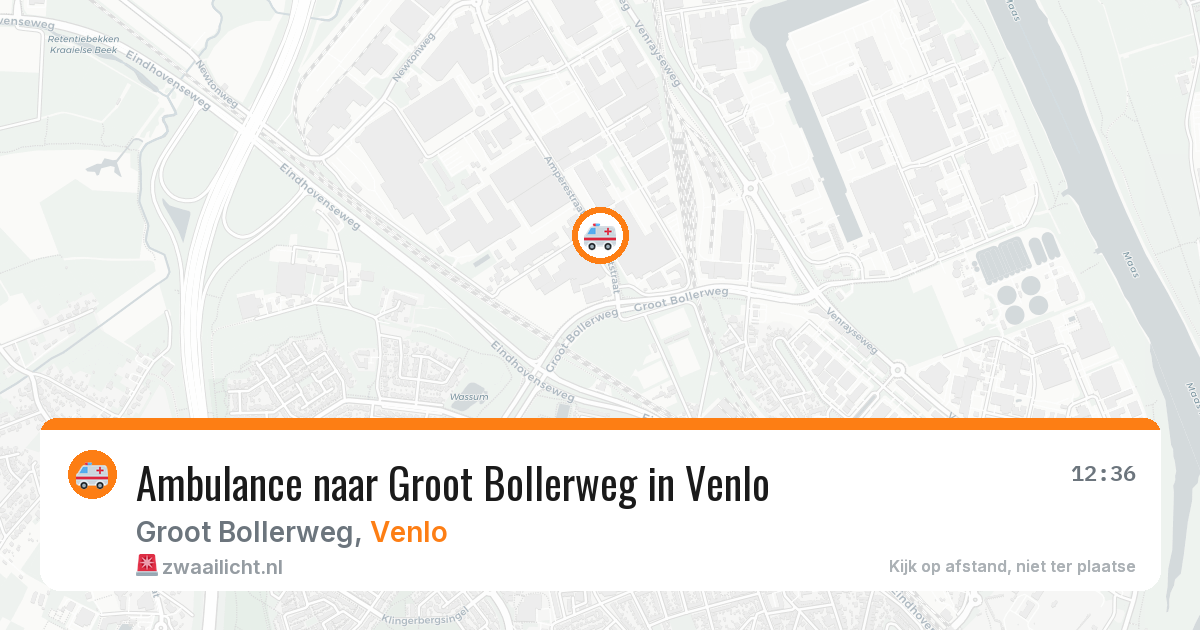 Ambulance naar Groot Bollerweg in Venlo — 29 mei 2026