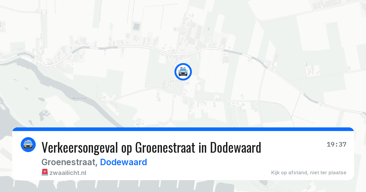 Verkeersongeval op Groenestraat in Dodewaard — 30 jun 2026