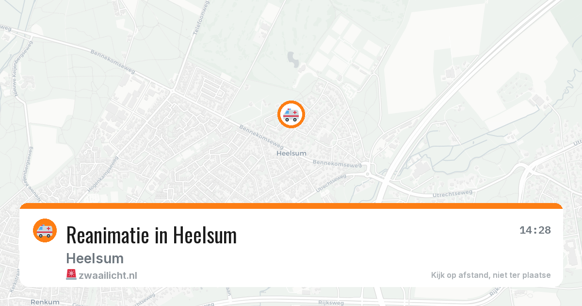 Reanimatie in Heelsum — 7 feb 2026