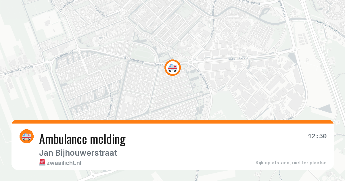 Ambulance melding — 9 feb 2026
